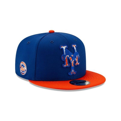 New York Mets Gorra | New Era MLB Batting Practice 9fifty Snapback Cap Mexico - Azules